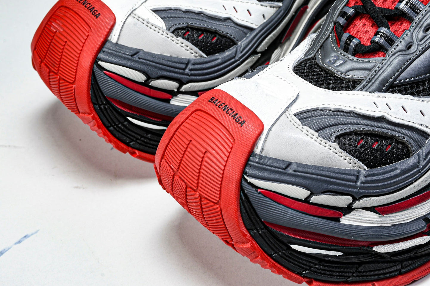 Вalenciaga Platform Sneaker 'Black Grey Red'