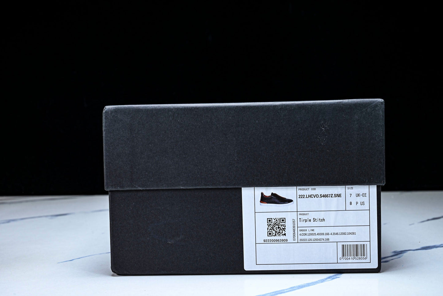 ZEGNA Triple Stitch 'Black'