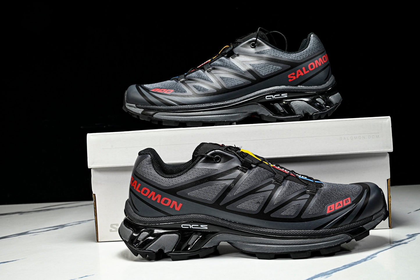 Salomon x JJJJound XT-6 'Black Fiery Red'