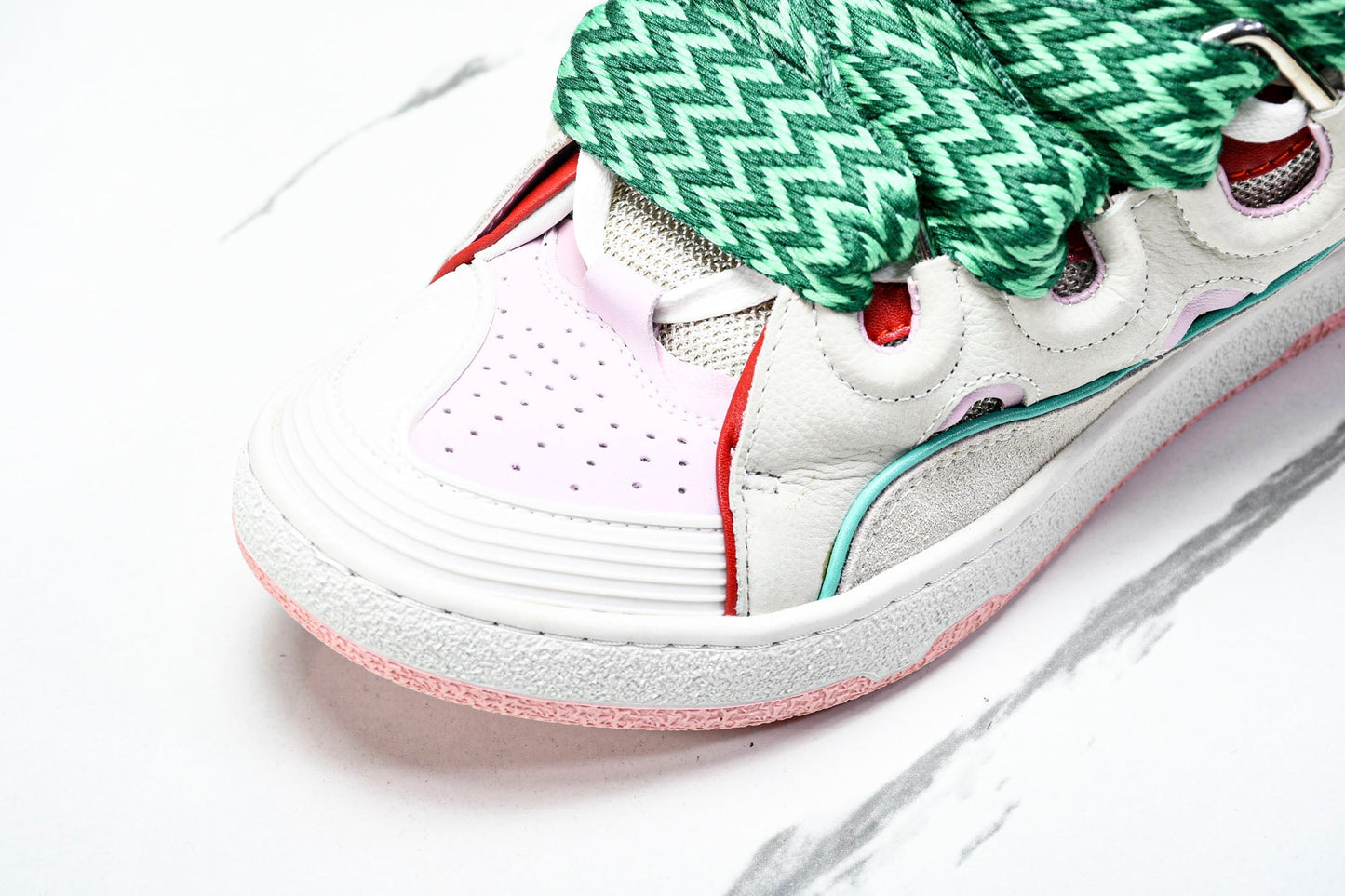 Lanvin Curb Sneaker 'Beige Pink'