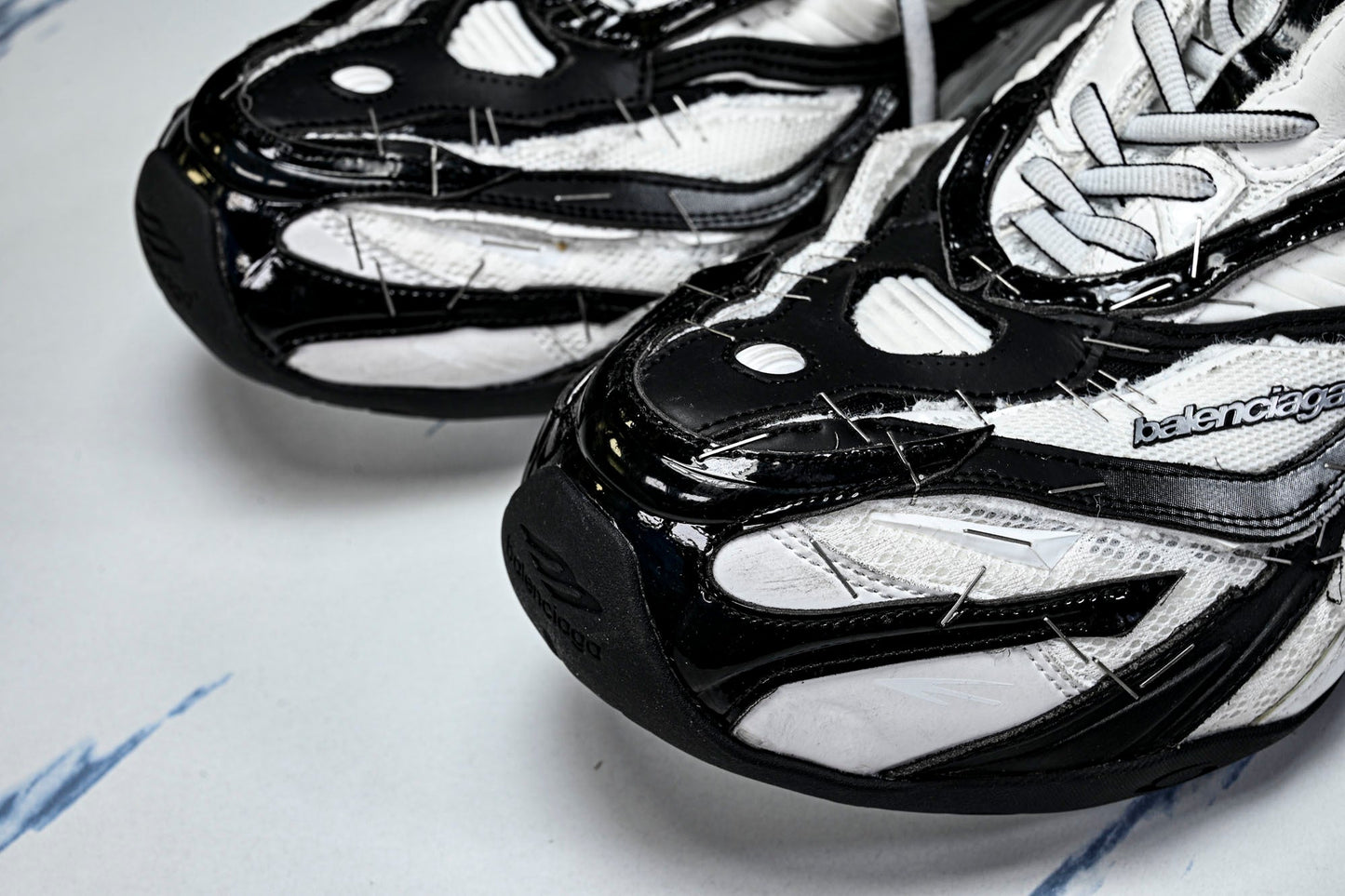 Вalenciaga Soleless Sneaker 'White Black'
