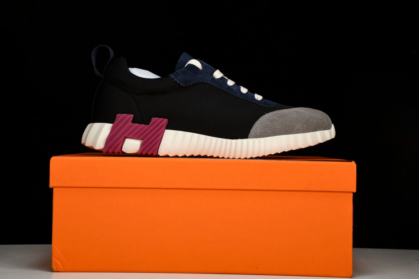 Нermès Bouncing Sneaker 'Noir Bordeaux'