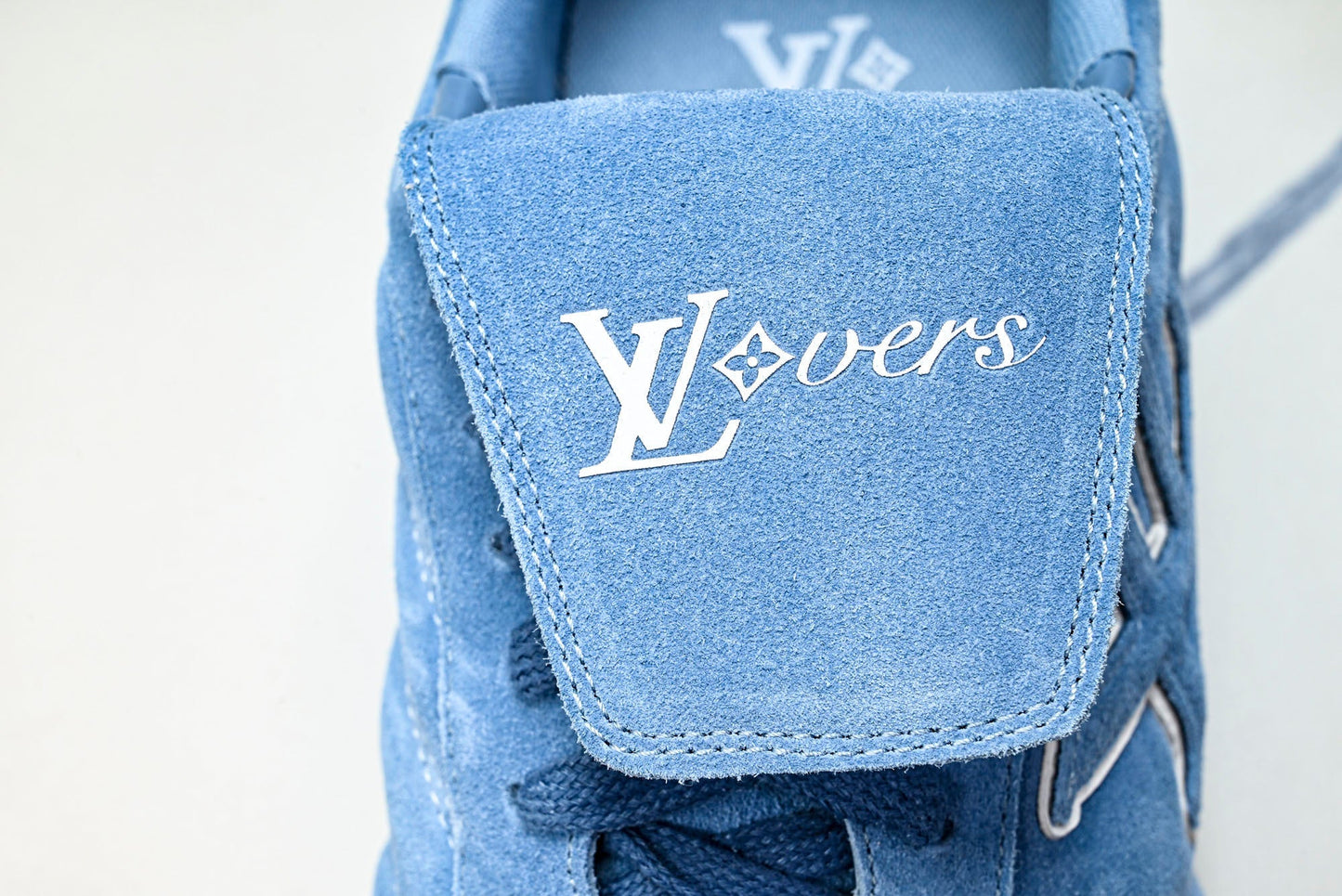 Louis Vuittоп Footprint Football Sneaker 'Blue Suede'