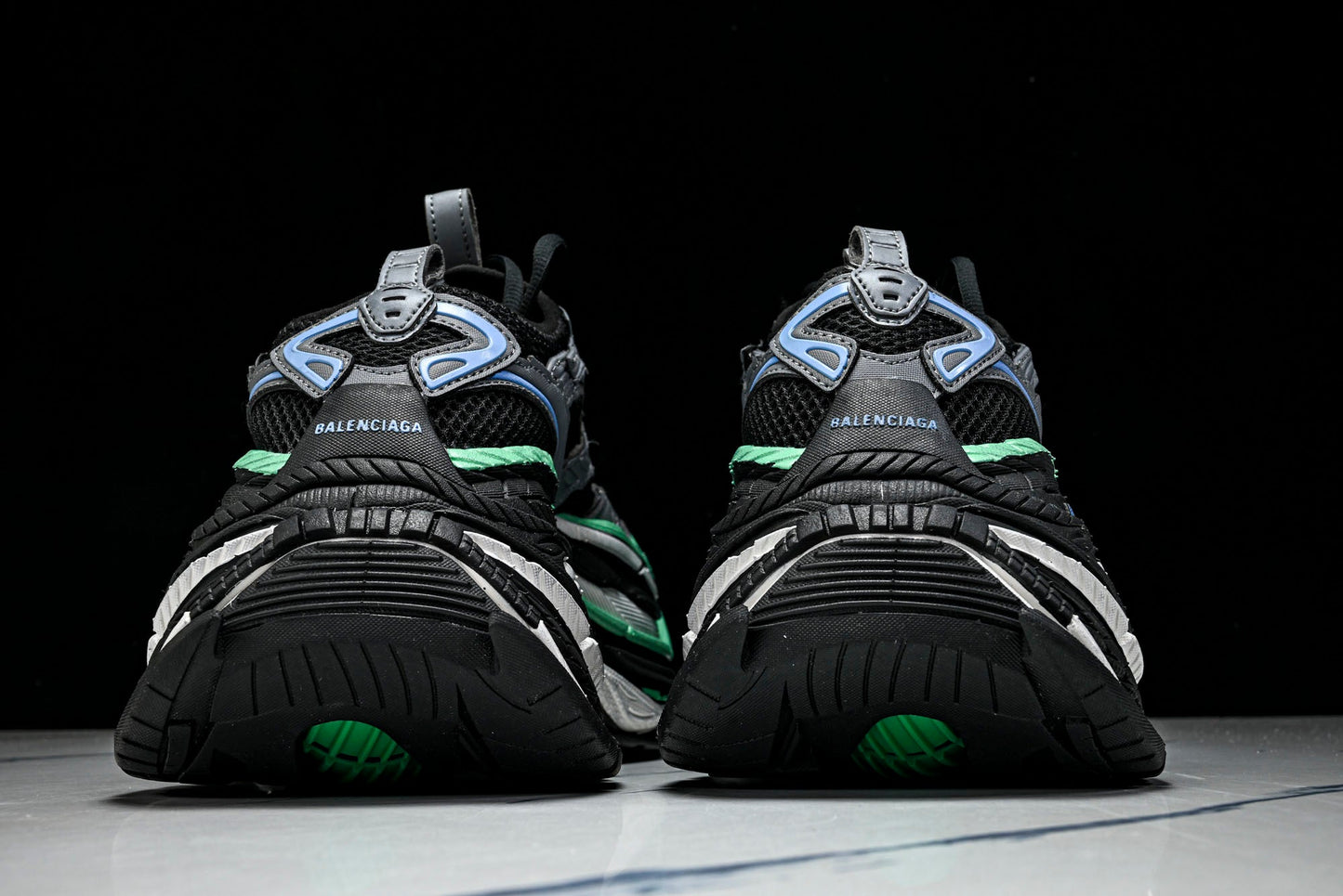 Вalenciaga Platform Sneaker 'Black Green Grey'