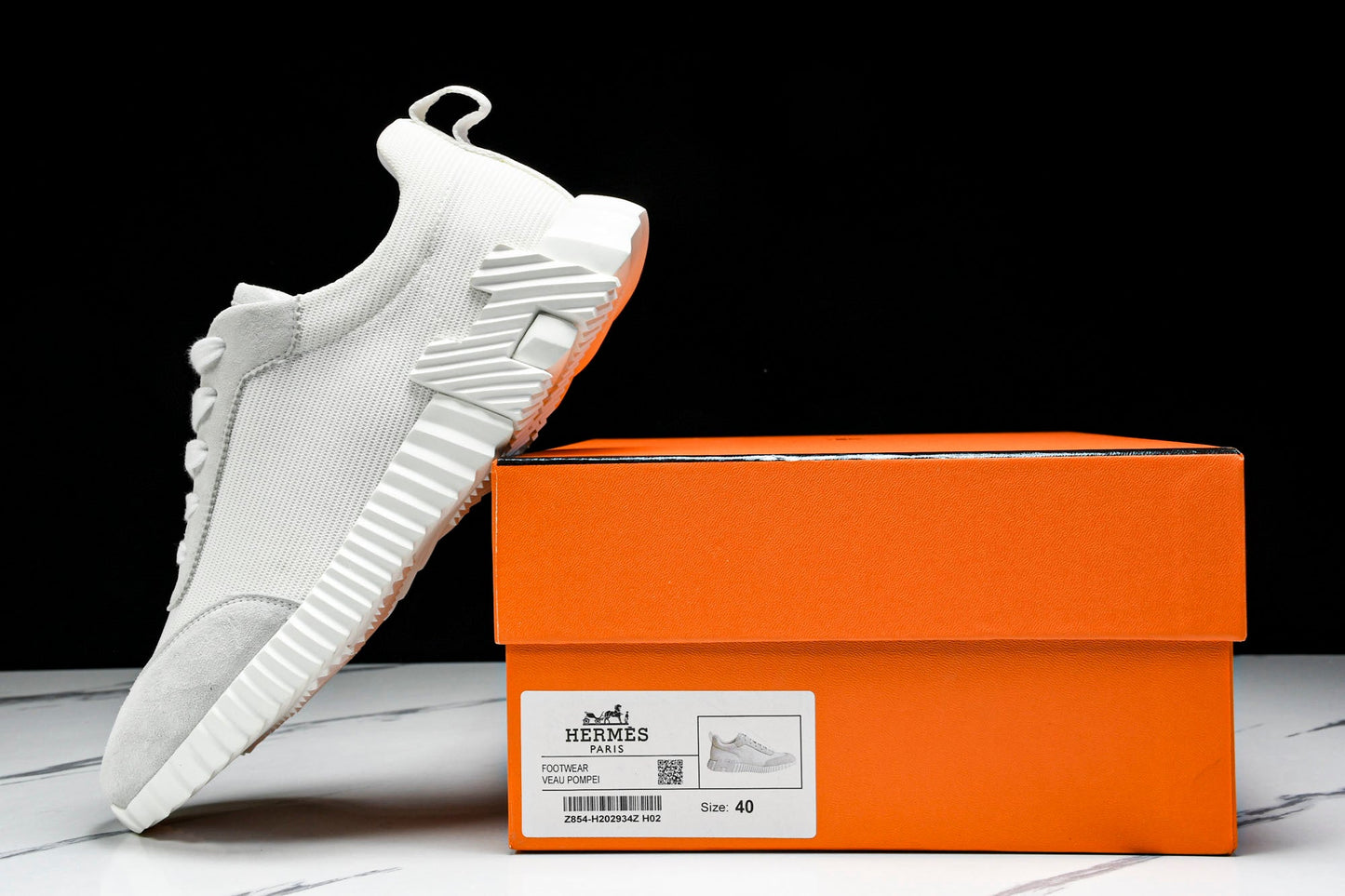 Нermès Bouncing Sneaker 'Triple White'