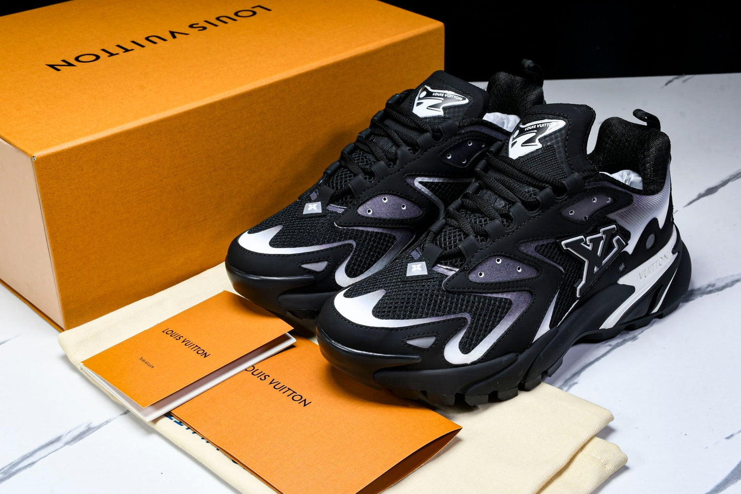 Louis Vuittоп Runner Tatic Sneaker 'Black White'