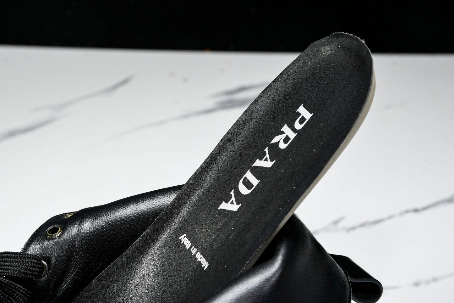 Prada Monolith Boots with Pouch 'Black'