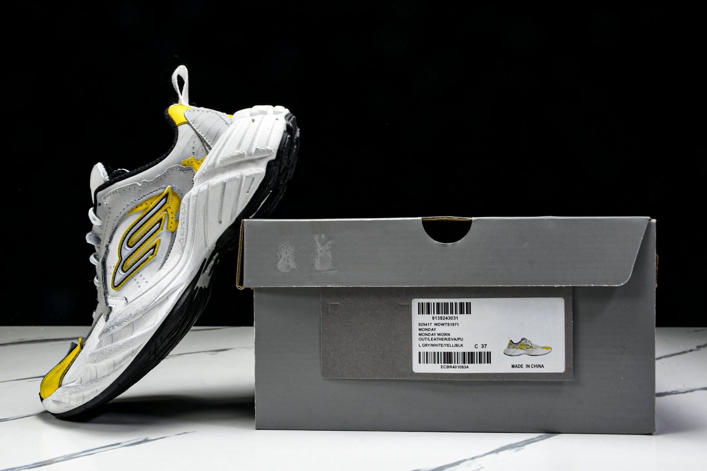 Вalenciaga Monday Shoe 'White Yellow'