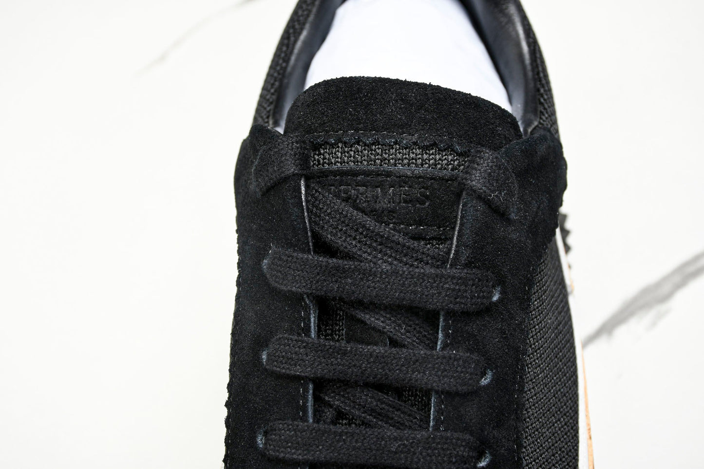 Нermès Bouncing Sneaker Panelled 'Noir Marron Blanc'