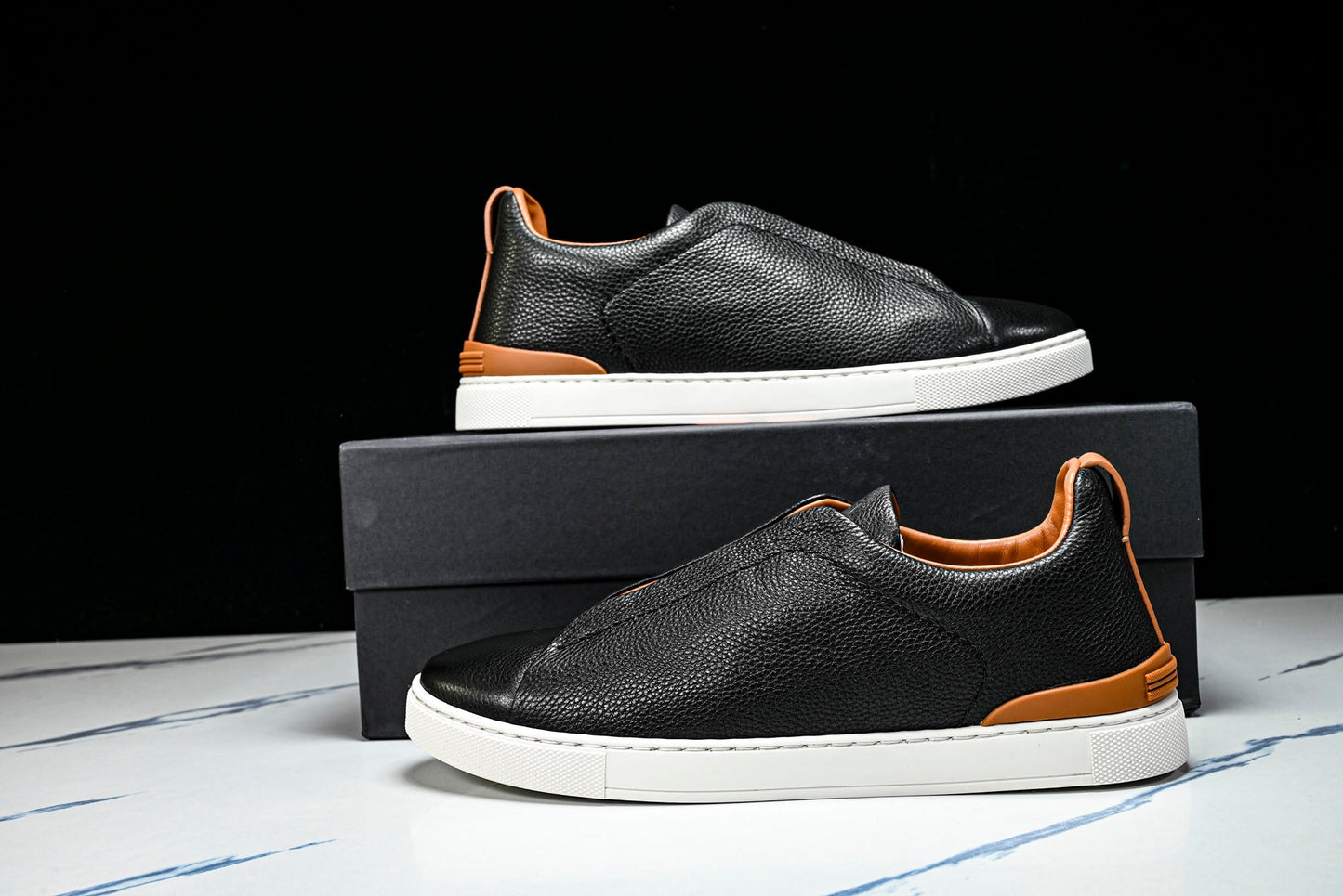 ZEGNA Triple Stitch 'Black'