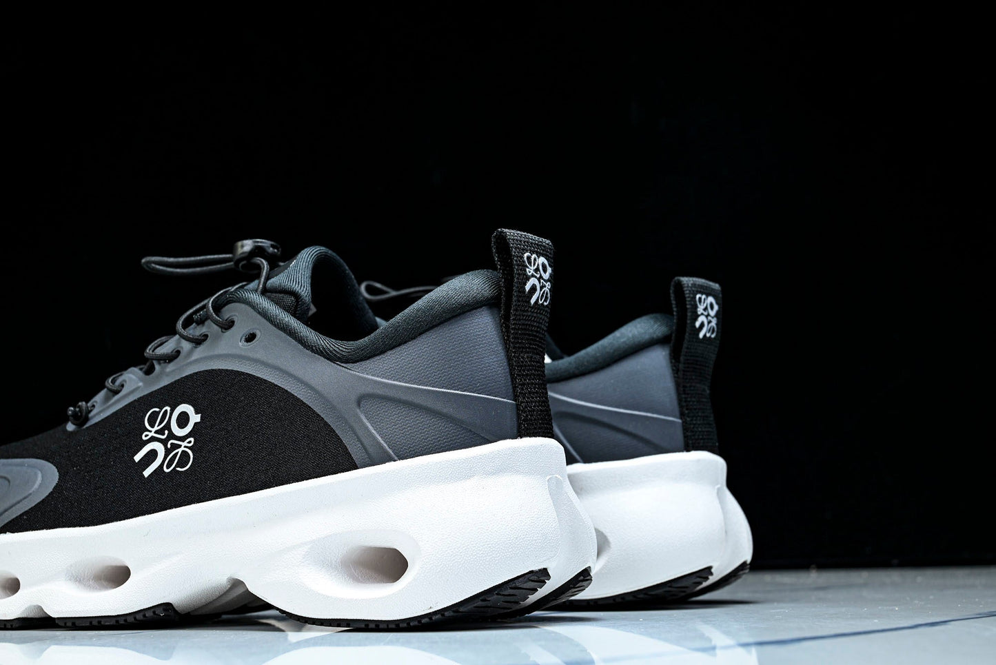 LOEWE × ON Cloudsolo 'Black White'