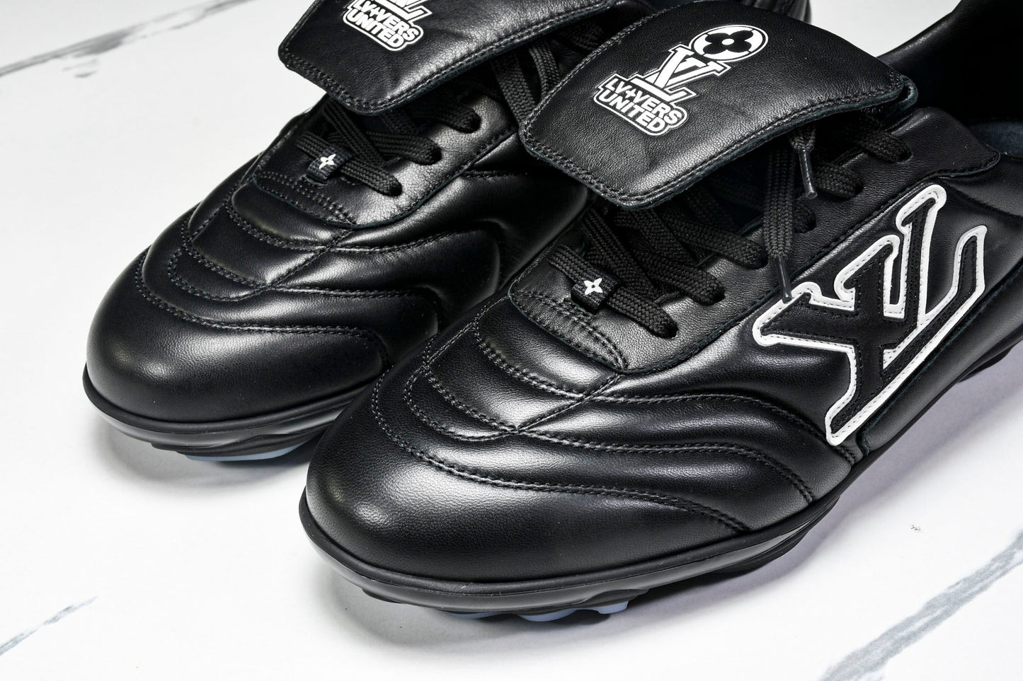 Louis Vuittоп Footprint Football Sneaker 'Black'
