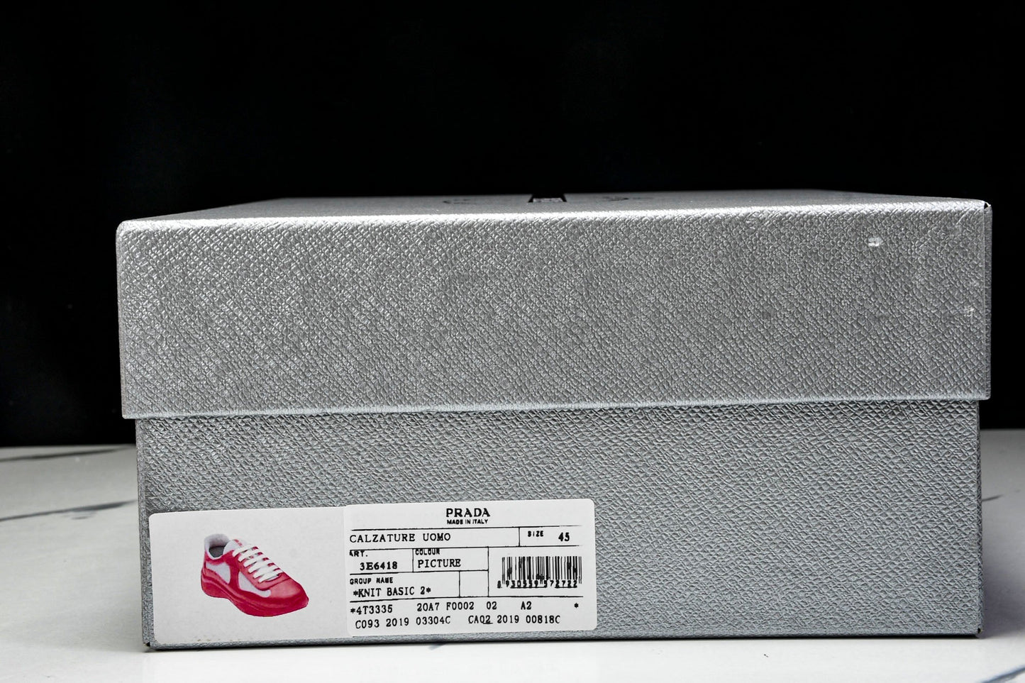 Prada America's Cup Sneaker Soft Rubber 'Red'