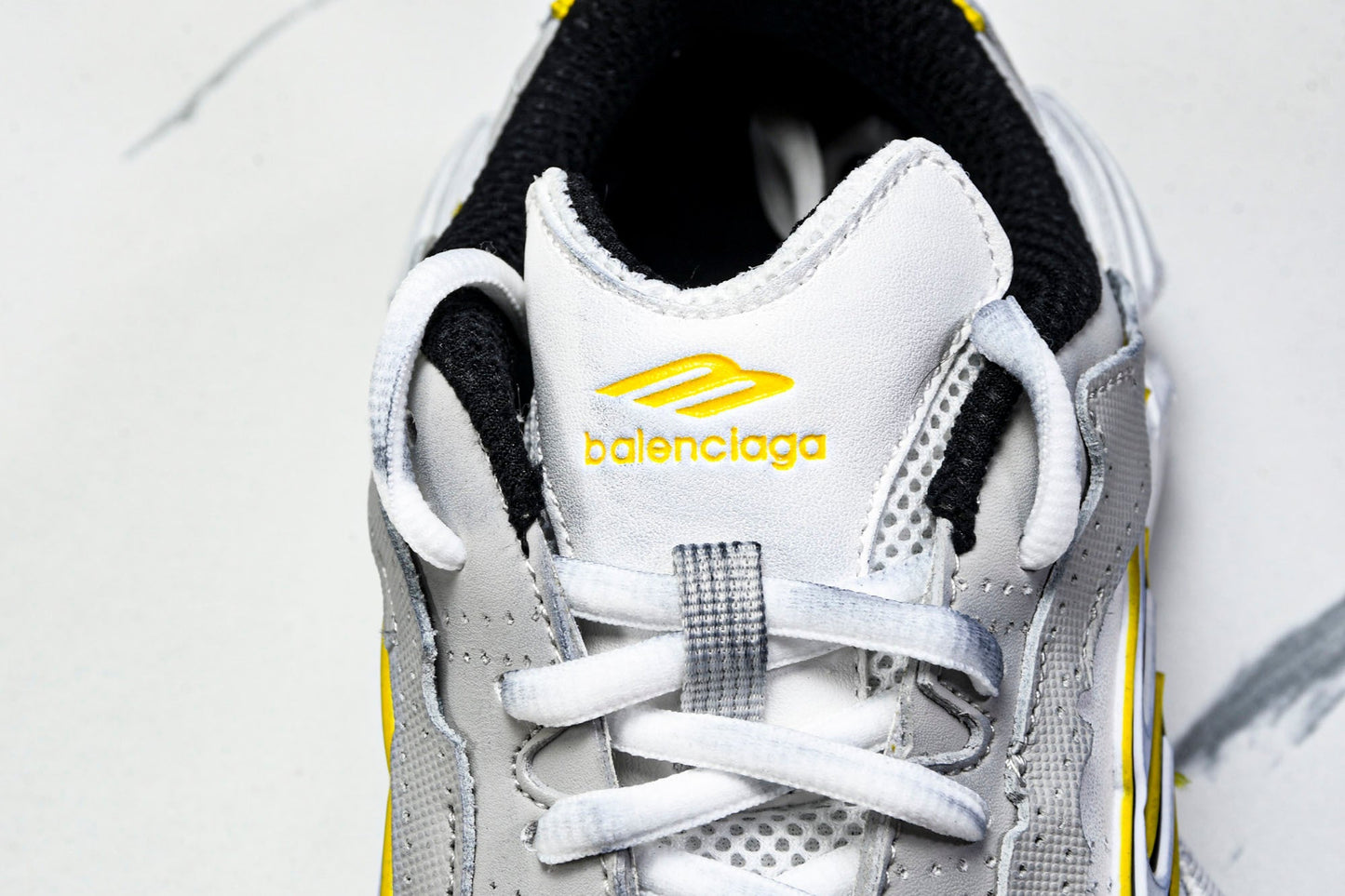 Вalenciaga Monday Shoe 'White Yellow'