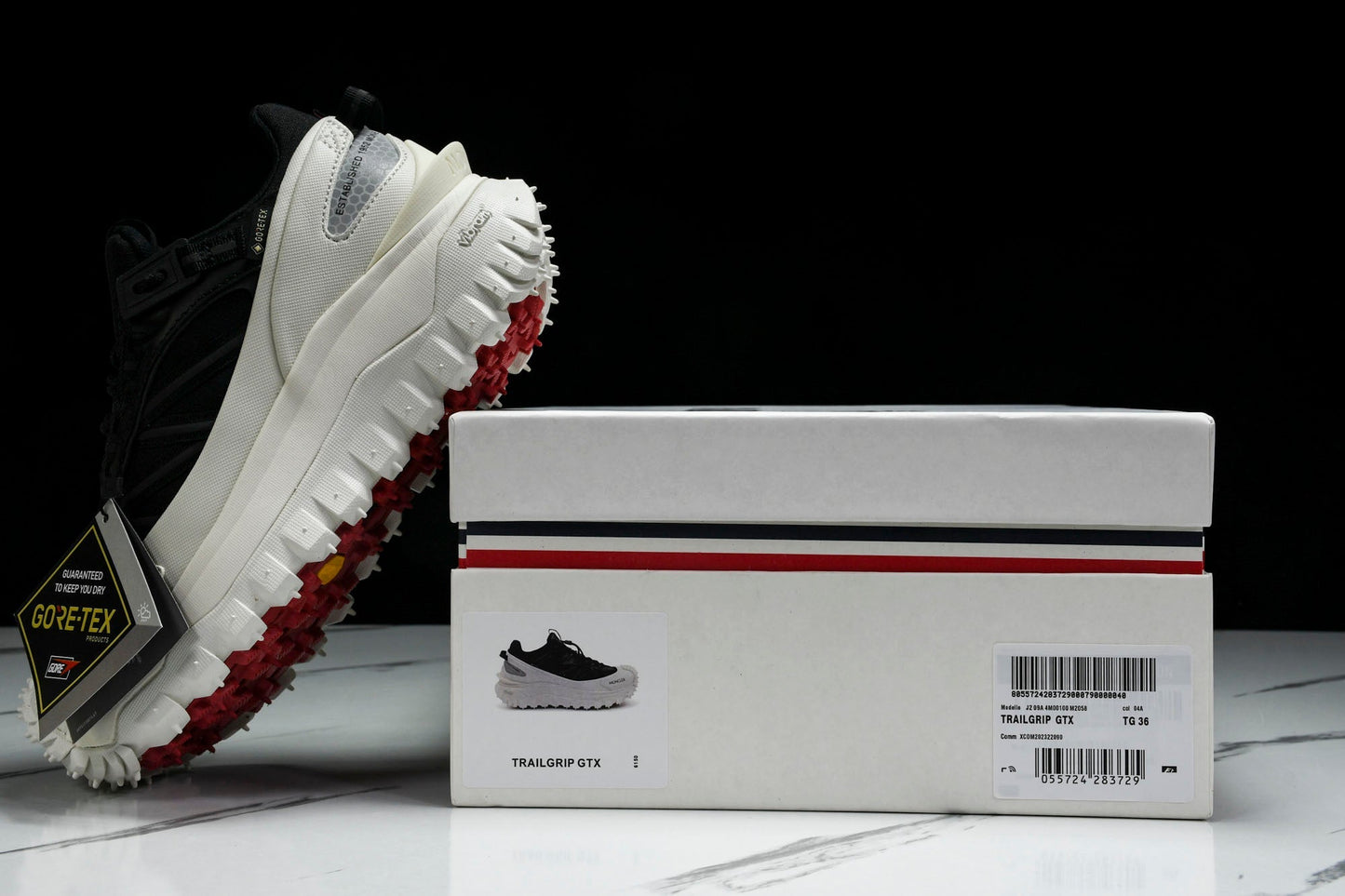 Moncler Trailgrip GTX 'White Black'