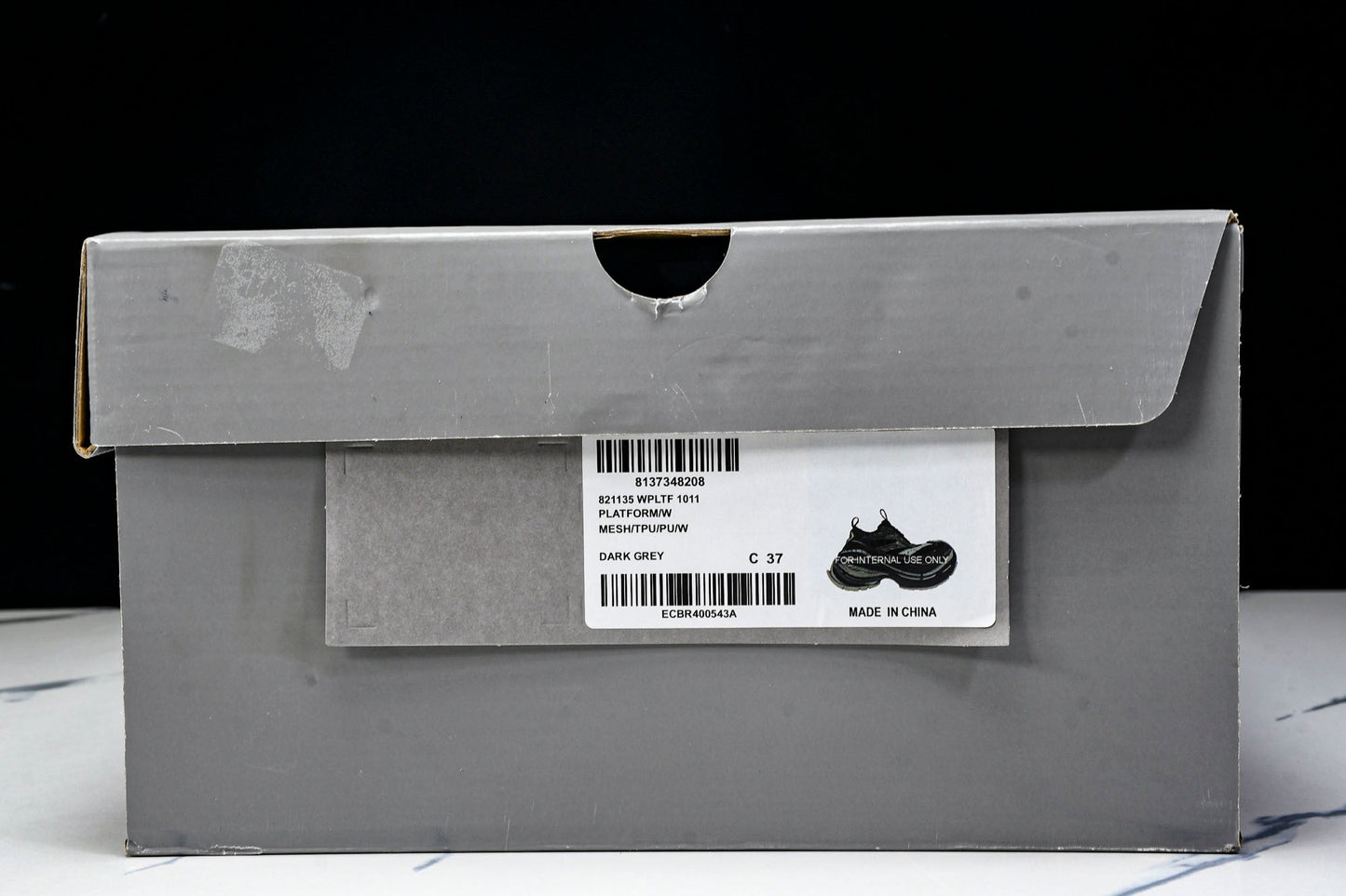 Вalenciaga Platform Sneaker 'Dark Grey Black'