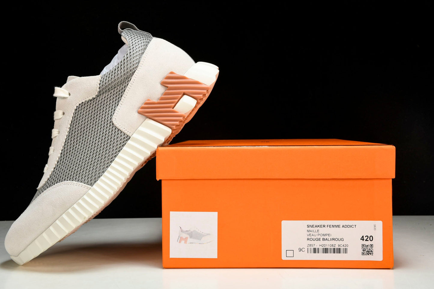 Нermès Bouncing Sneaker 'Gris Lulea Blanc'