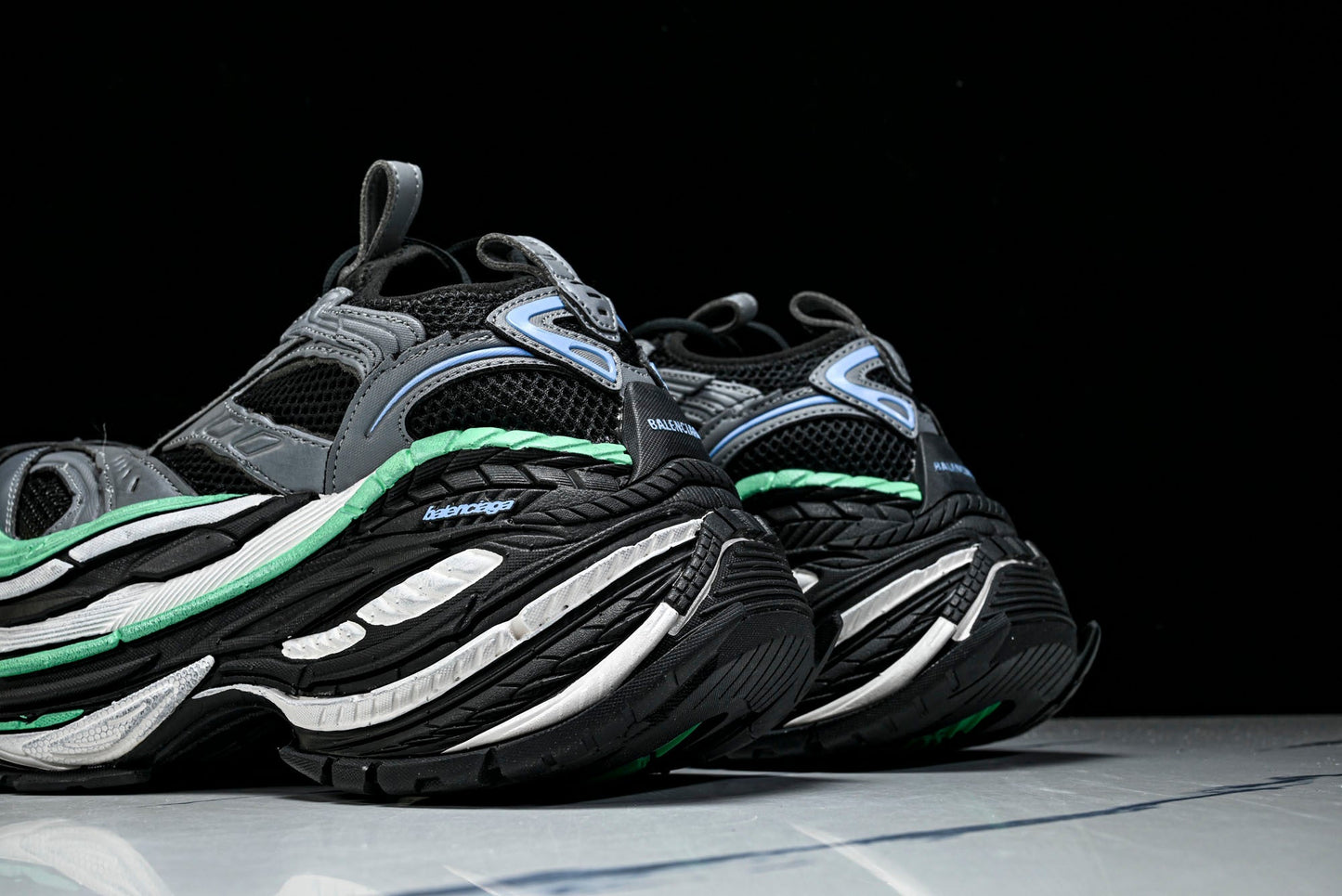 Вalenciaga Platform Sneaker 'Black Green Grey'