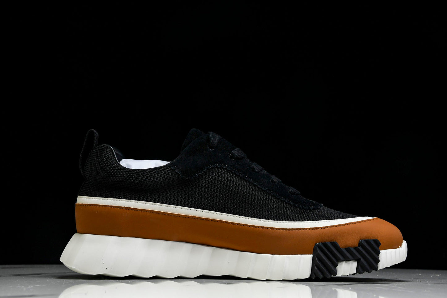 Нermès Bouncing Sneaker Panelled 'Noir Marron Blanc'