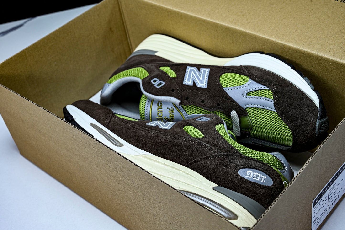 NB 991v2 MiUK x Daniëlle Cathari x Kith 'Reverse Matcha'