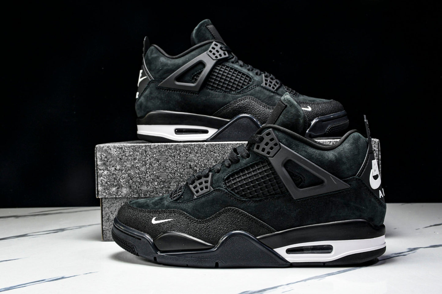 Nigel Sylvester x AJ4 Retro OG Brick by Brick 'Black' (Unreleased)