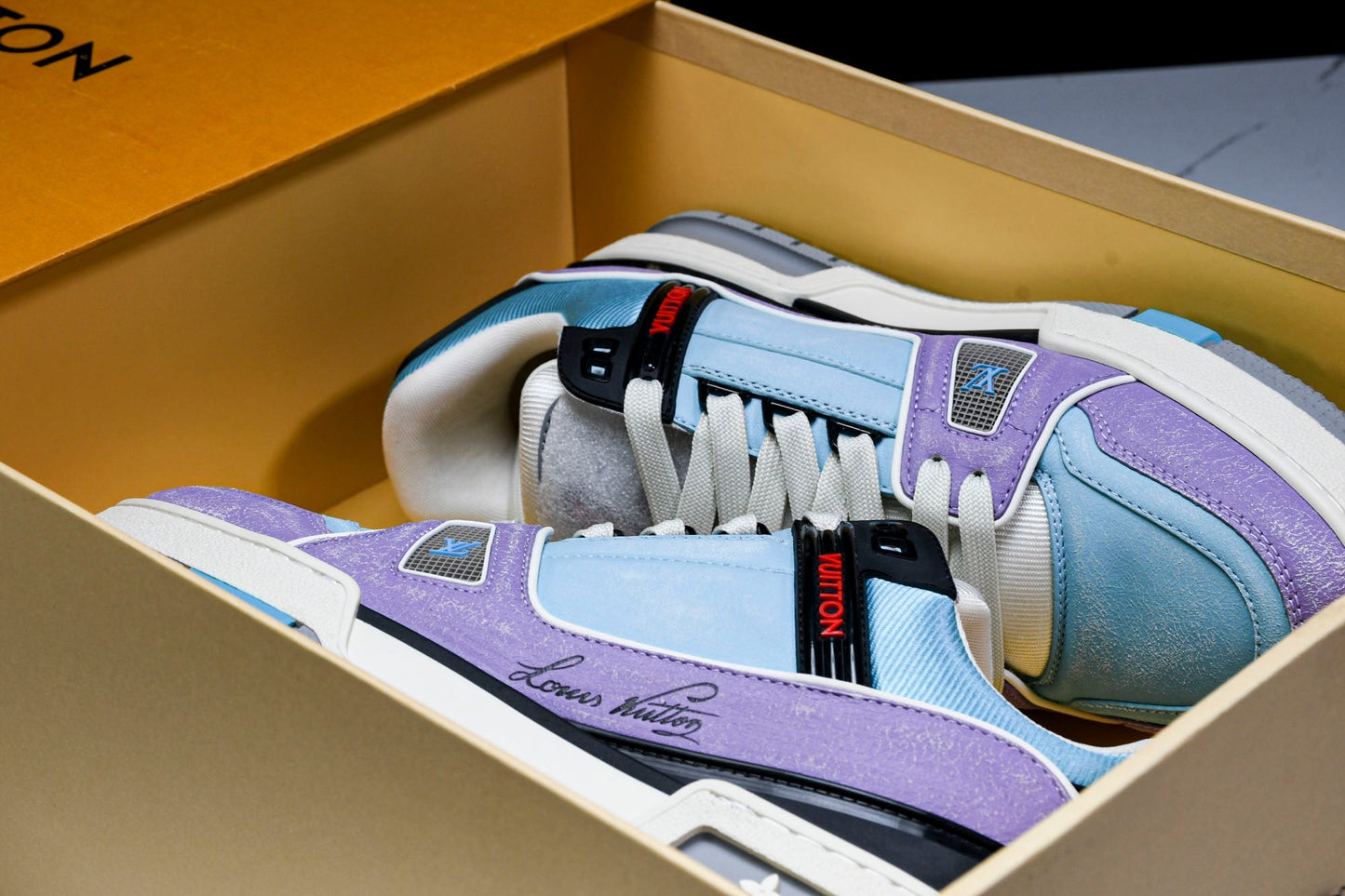 Louis Vuittоп Trainer Low 'Blue Multi'