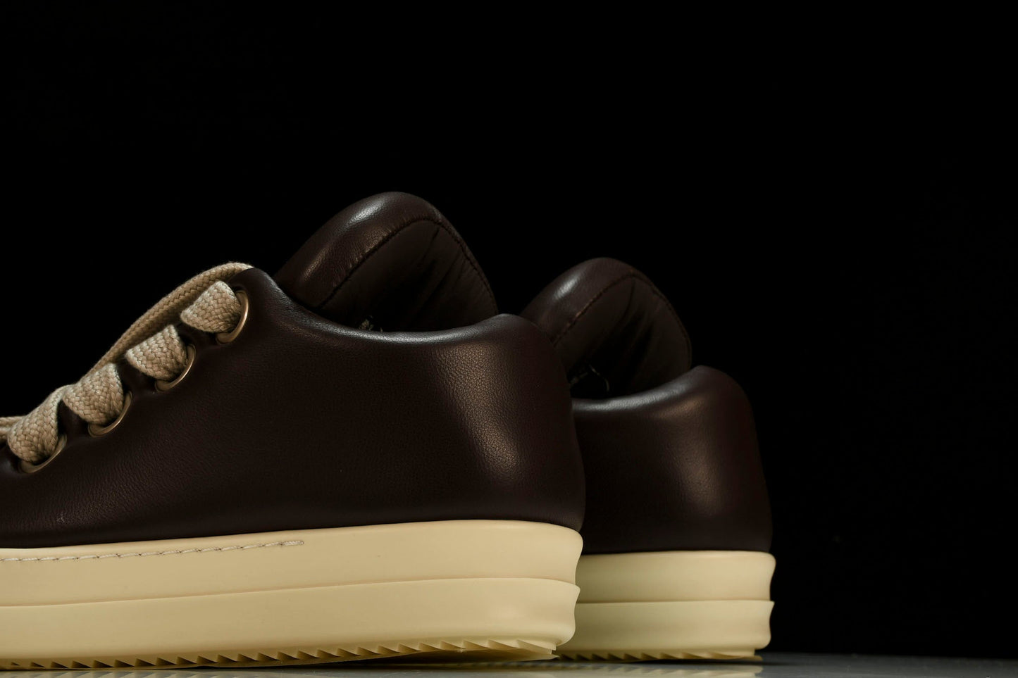 Rick Owens Luxor Jumbo Lace Padded Low 'Dark Brown'