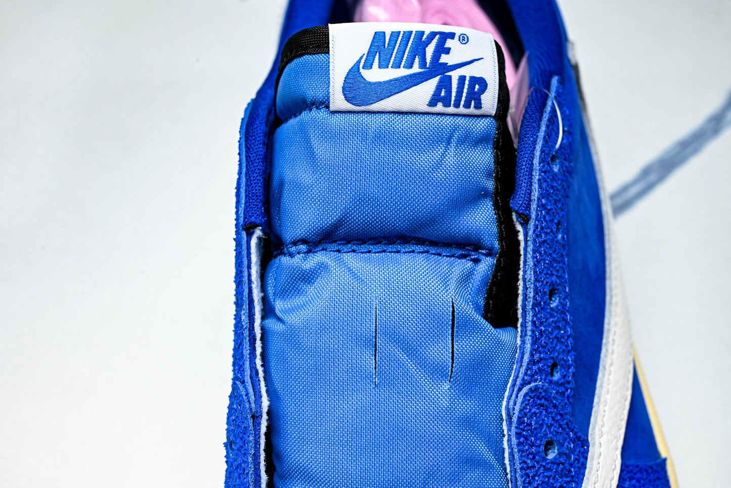 Travis Scott x Fragment AJ1 Low ‘Reverse Sail Military Blue’ (Unreleased)