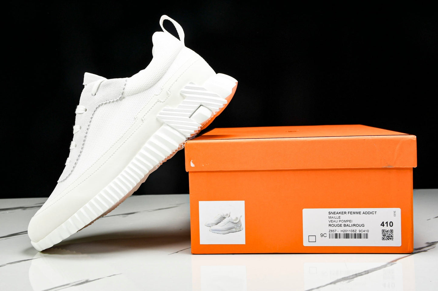 Нermès Bouncing Sneaker Panelled 'Triple White'