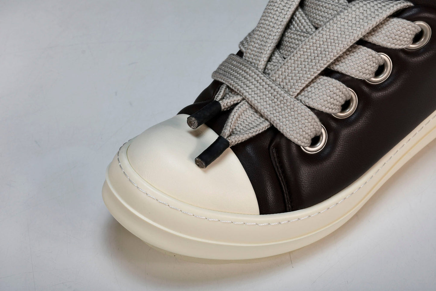 Rick Owens Luxor Jumbo Lace Padded Low 'Dark Brown'