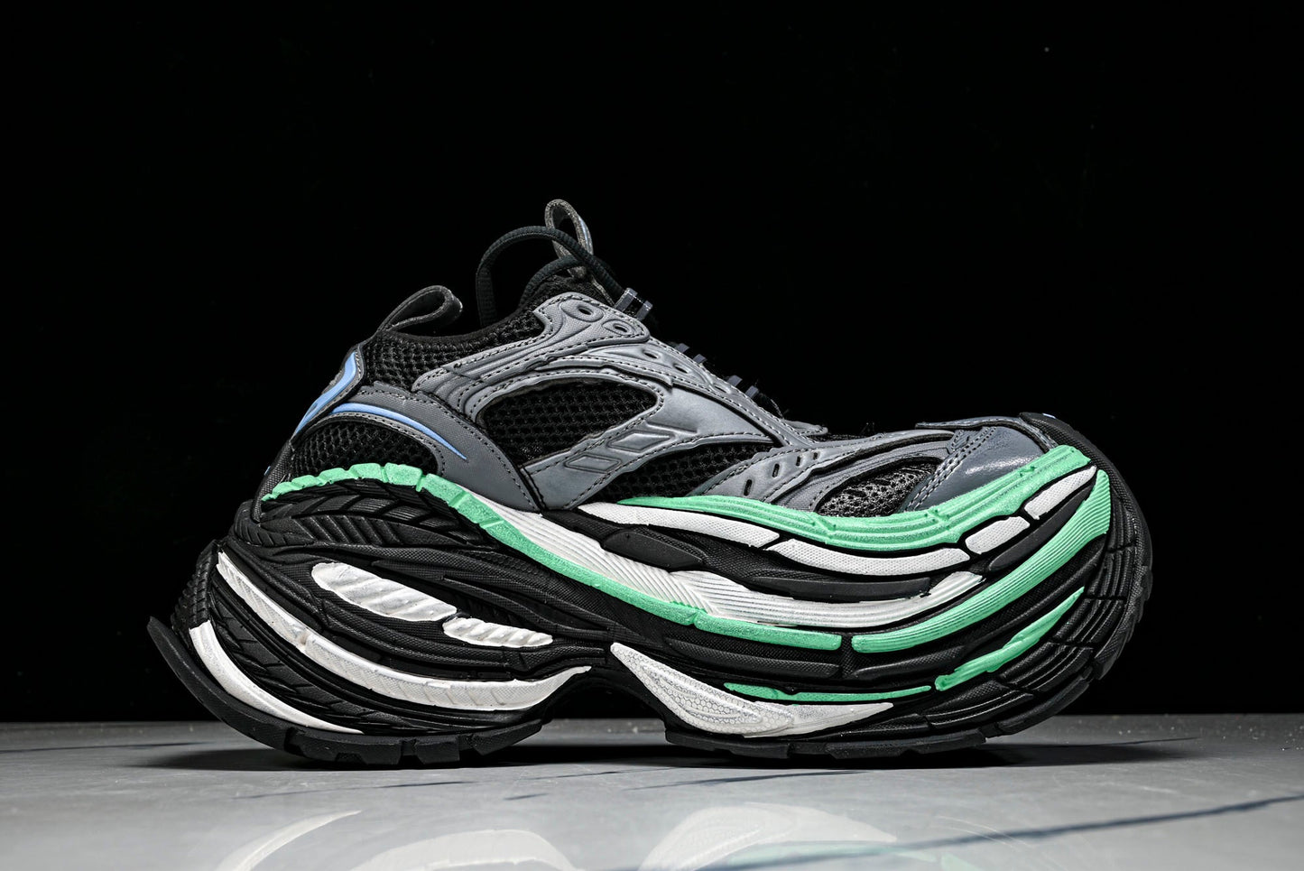 Вalenciaga Platform Sneaker 'Black Green Grey'